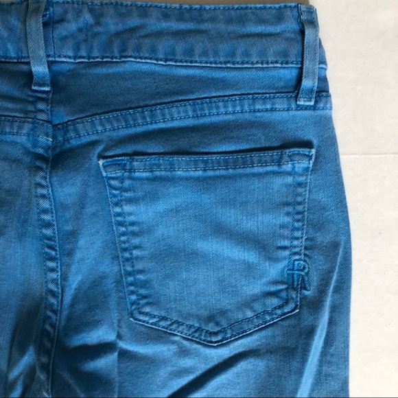 Rich & Skinny Blue Colored Denim Jeans 26 - Picture 4 of 6